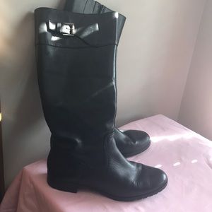 Ralph Lauren tall black boots